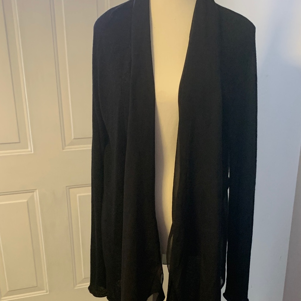 Elegant Women's Black Cardigan